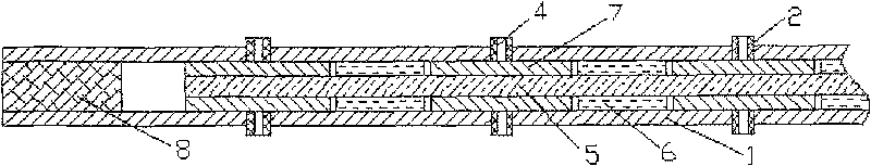 Production method of integrated submissive sensor for measuring curve clearance and force