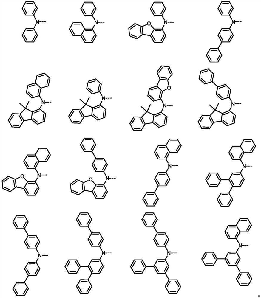 Benzothieno [3, 2-b] benzothiophene-like hole transport material and preparation method and application thereof