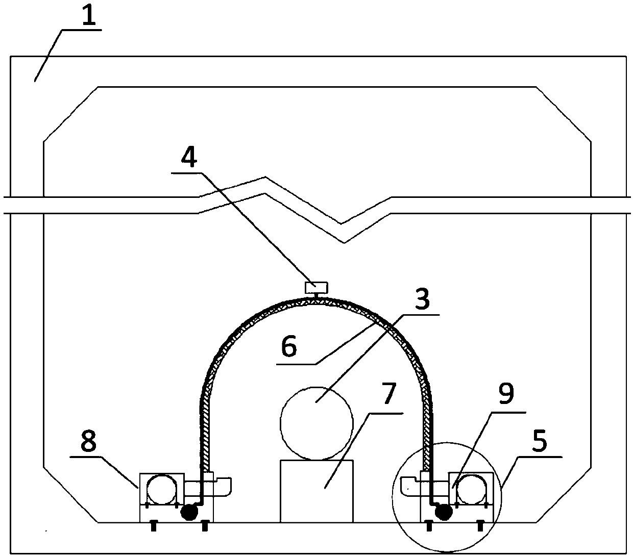 A system and method for monitoring and controlling natural gas pipelines in urban comprehensive utility corridors