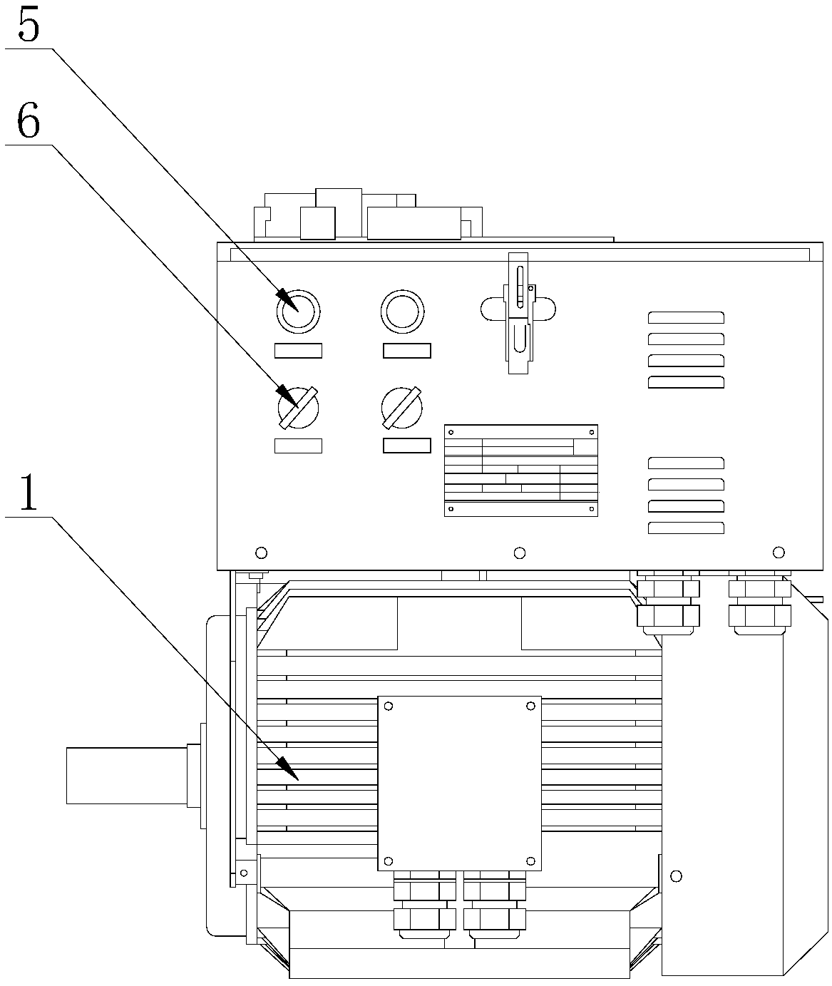 An integrated rare earth permanent magnet variable frequency drive motor for pumping units