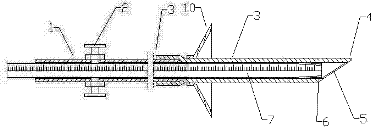 Breast mass positioning needle