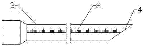 Breast mass positioning needle