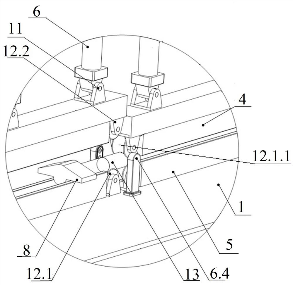 A composite multi-point distributed pressing device and free bending forming method for pipes