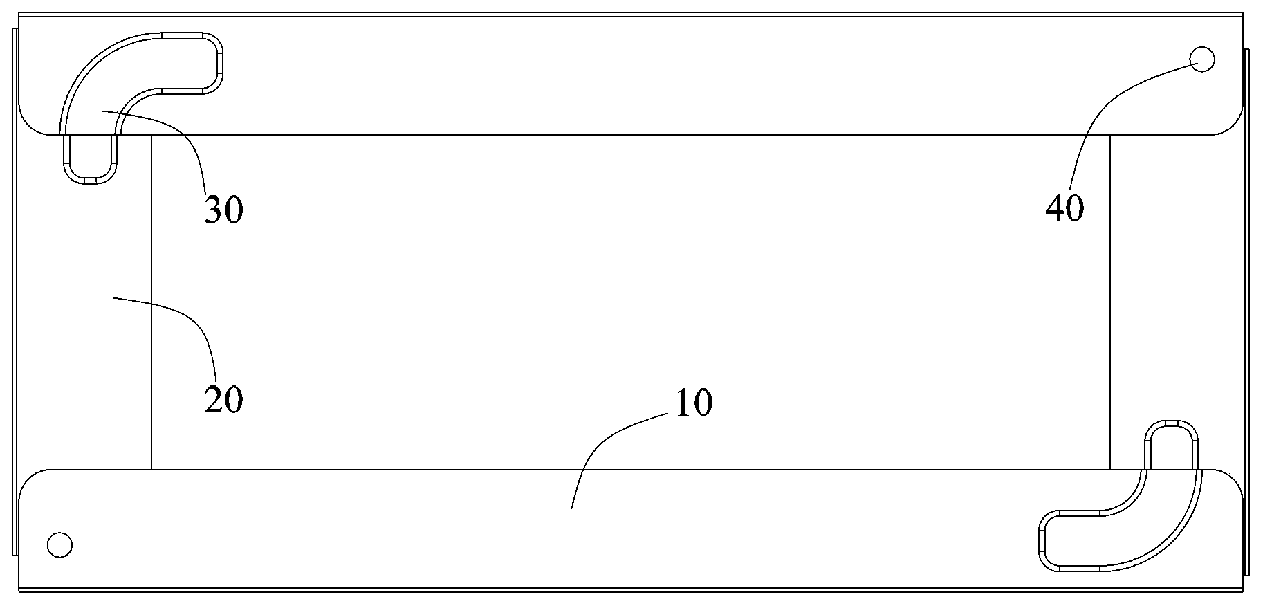 Display rear-panel and liquid crystal display