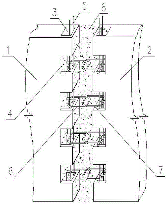 Concealed Column Type Precast Concrete Member Connection Method