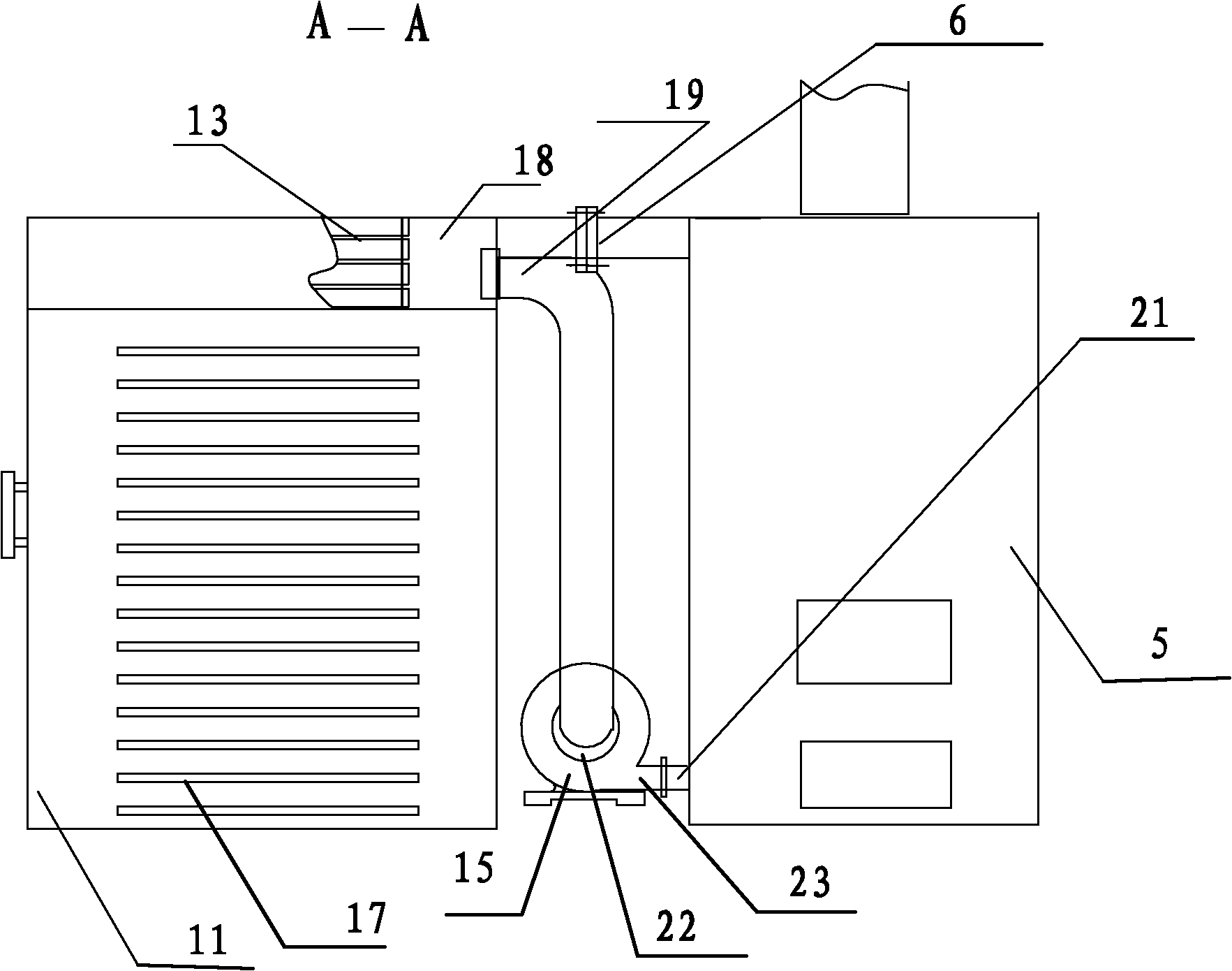 Drying boxes for hot-blast air furnace