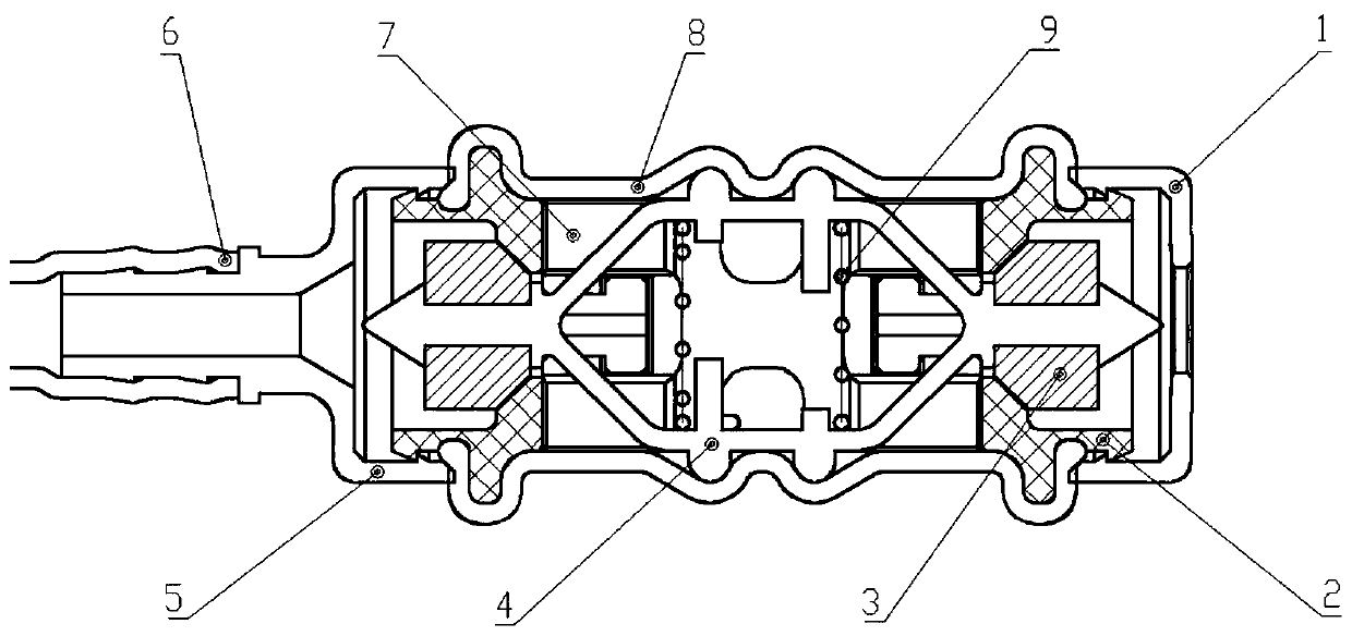 Bidirectional self-sealing drinking water suction nozzle device