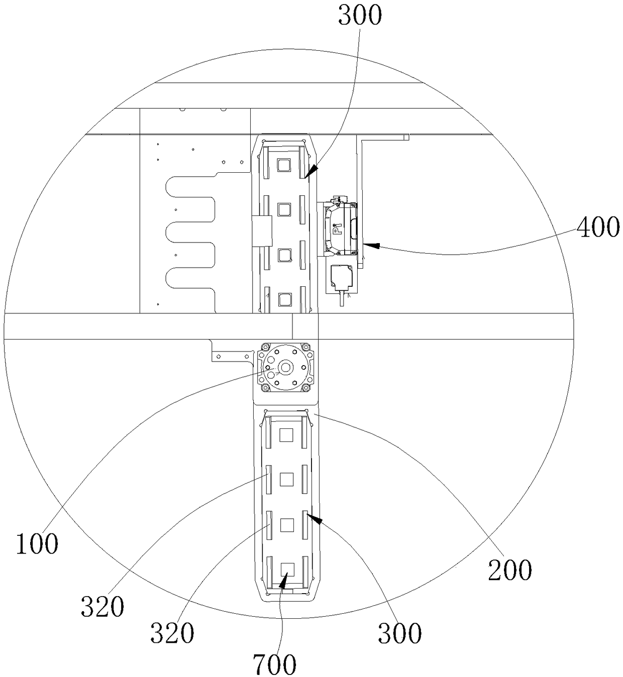 Feeding mechanism and chip processing device