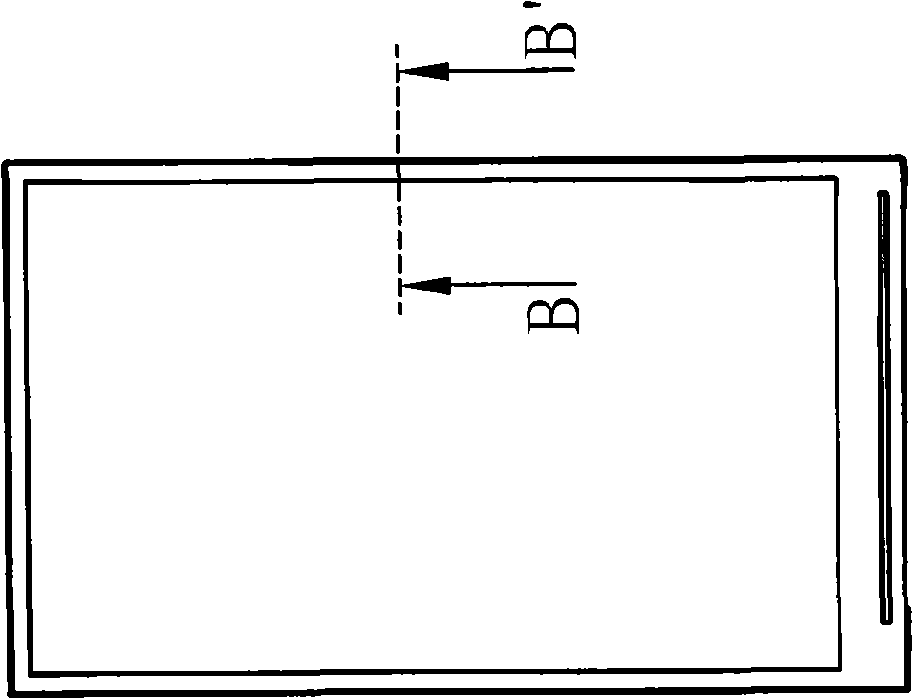 Plane display device, its combined outer frame and manufacturing method