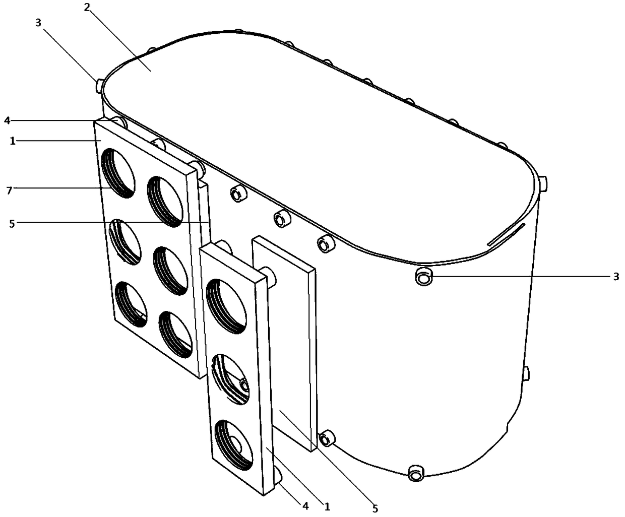 Lung-clearing and sputum-expelling device for the elderly