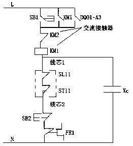 Wharf fire monitor valve control line fault processing method