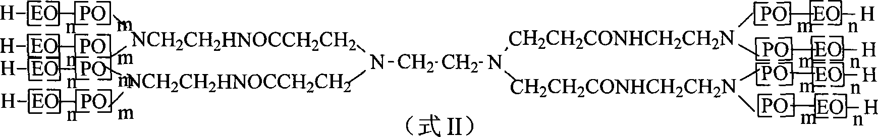 Crude de-emulsifier and its preparing process