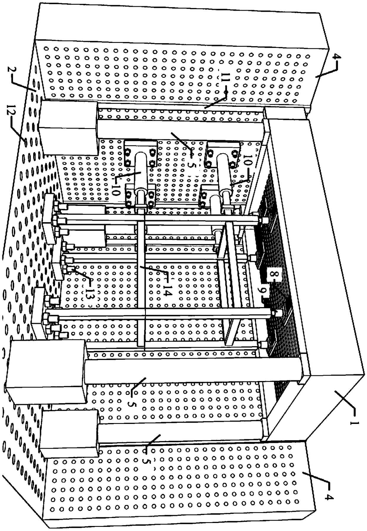 Multifunctional structure test loading system incorporating loading tonnage and loading accuracy