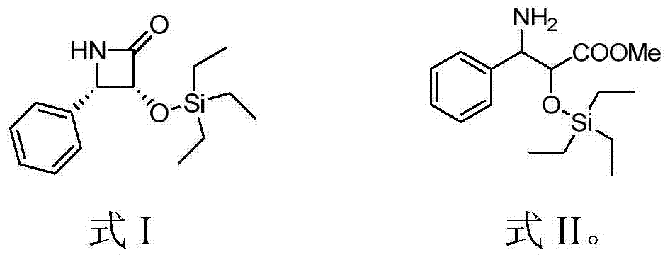 A kind of preparation method of chiral four-membered ring taxane side chain compound