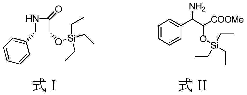 A kind of preparation method of chiral four-membered ring taxane side chain compound