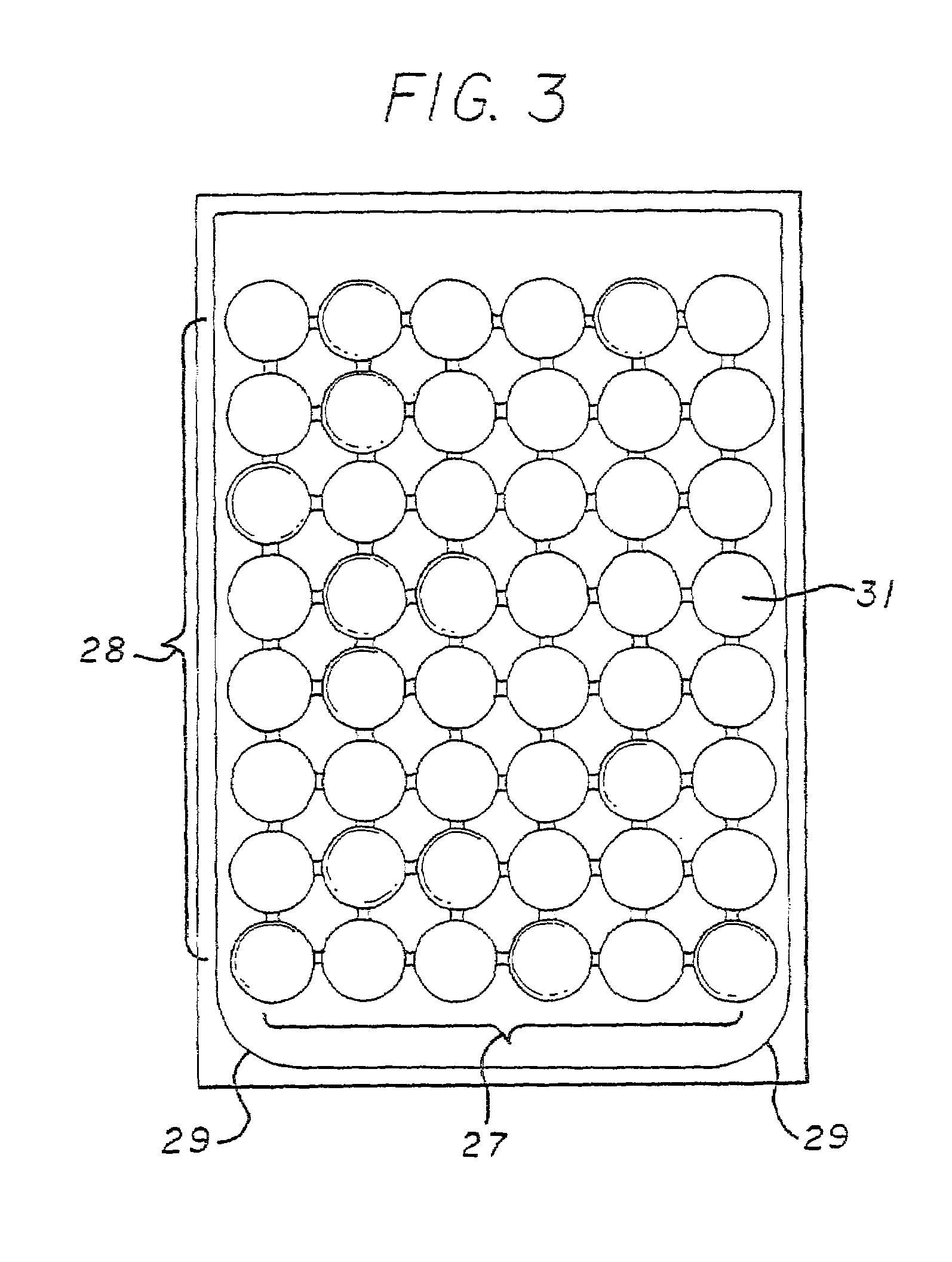 High throughput screening for moisture barrier characteristics of materials