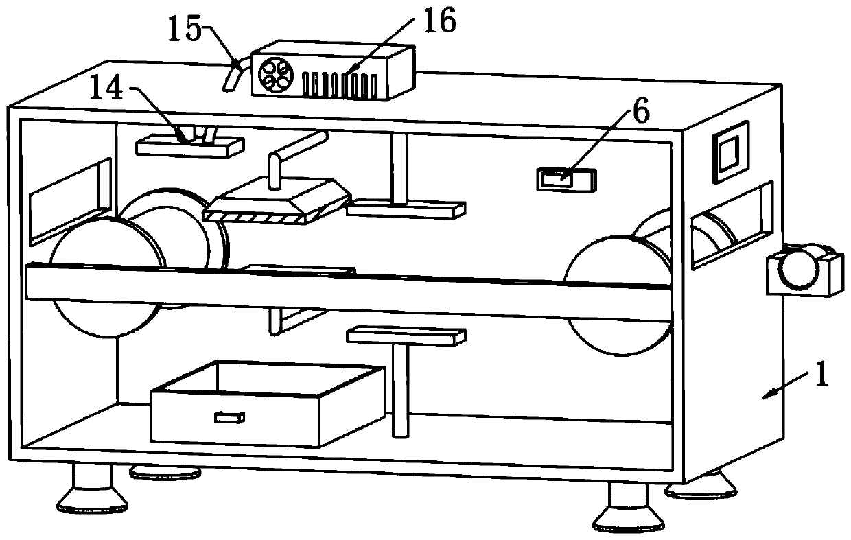 Hot melting device for waste copper foil tape recycling