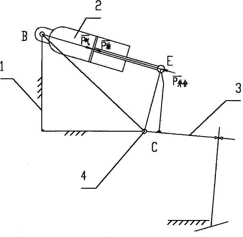 Two-degree-of-freedom single hinged profiling mechanism