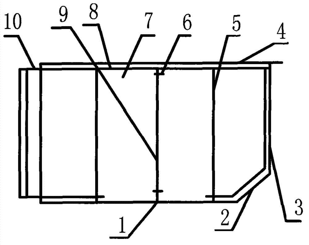 Modularized wharf boat body