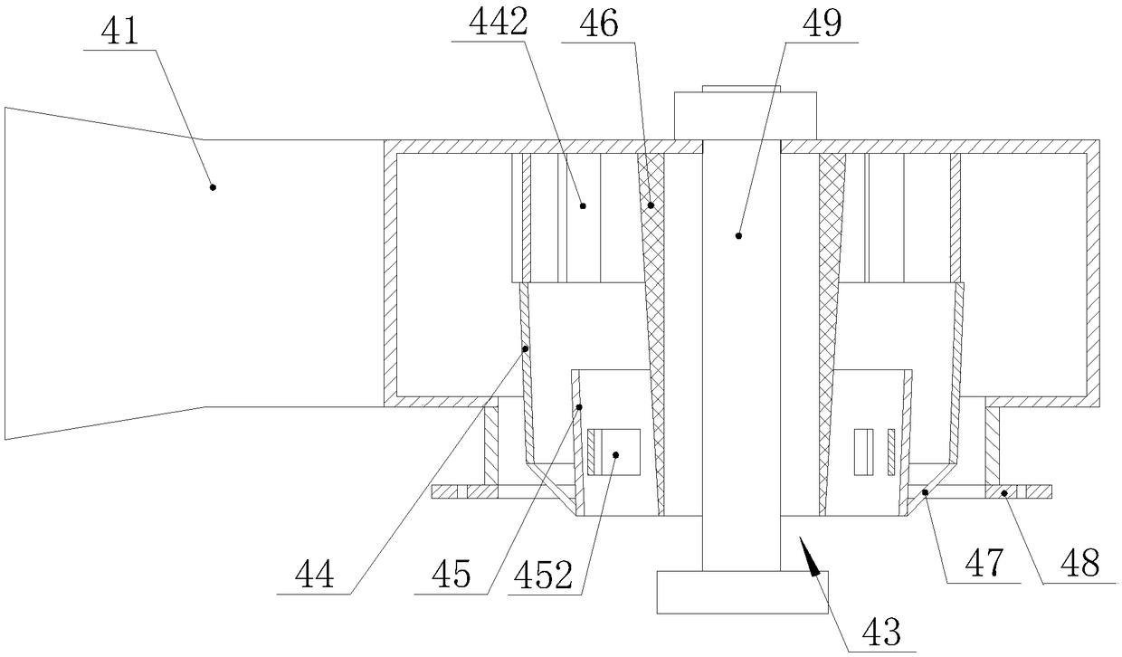 Steam sterilizing system for powdery materials