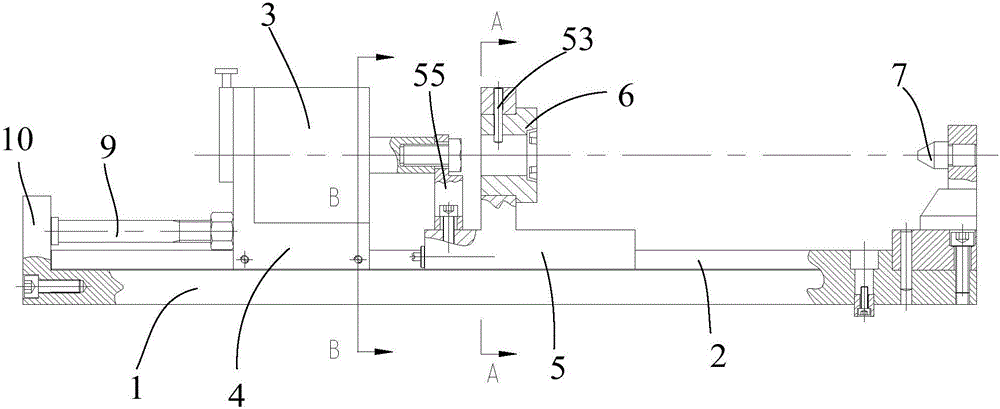 Shock absorber bottom cylinder processing tooling