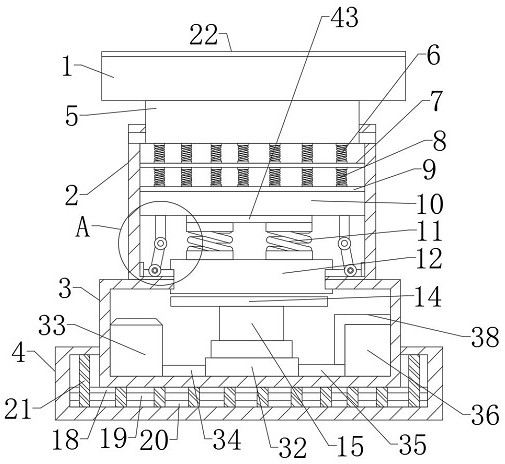 Bridge construction semi-active shock absorber capable of resisting impact of earthquake force on buildings