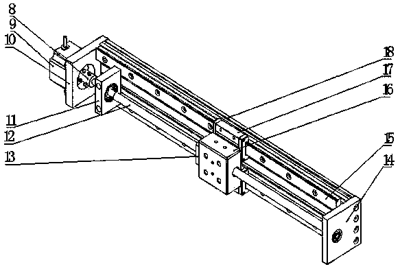 PLC (programmable logic controller) control-based screw driving skating blade sharpening device