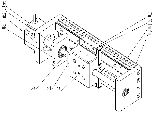 PLC (programmable logic controller) control-based screw driving skating blade sharpening device