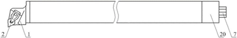 Passive type vibration absorption boring bar and optimal vibration absorption performance adjustment method thereof