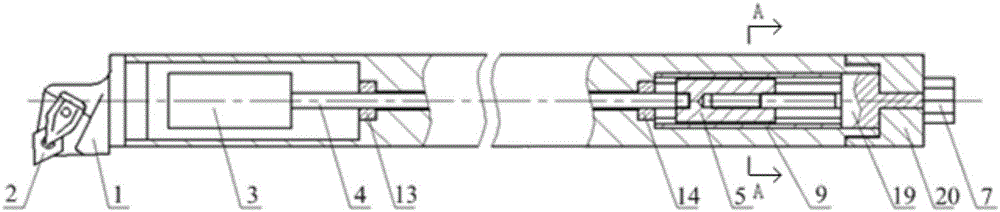 Passive type vibration absorption boring bar and optimal vibration absorption performance adjustment method thereof