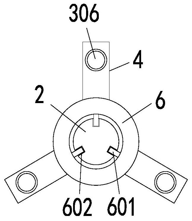 Integrated biological rotating disc for rural domestic sewage treatment