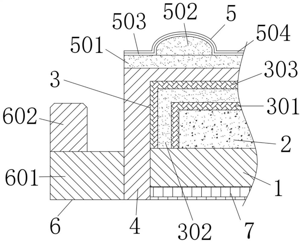 Anti-skid wear-resistant split type PVC floor