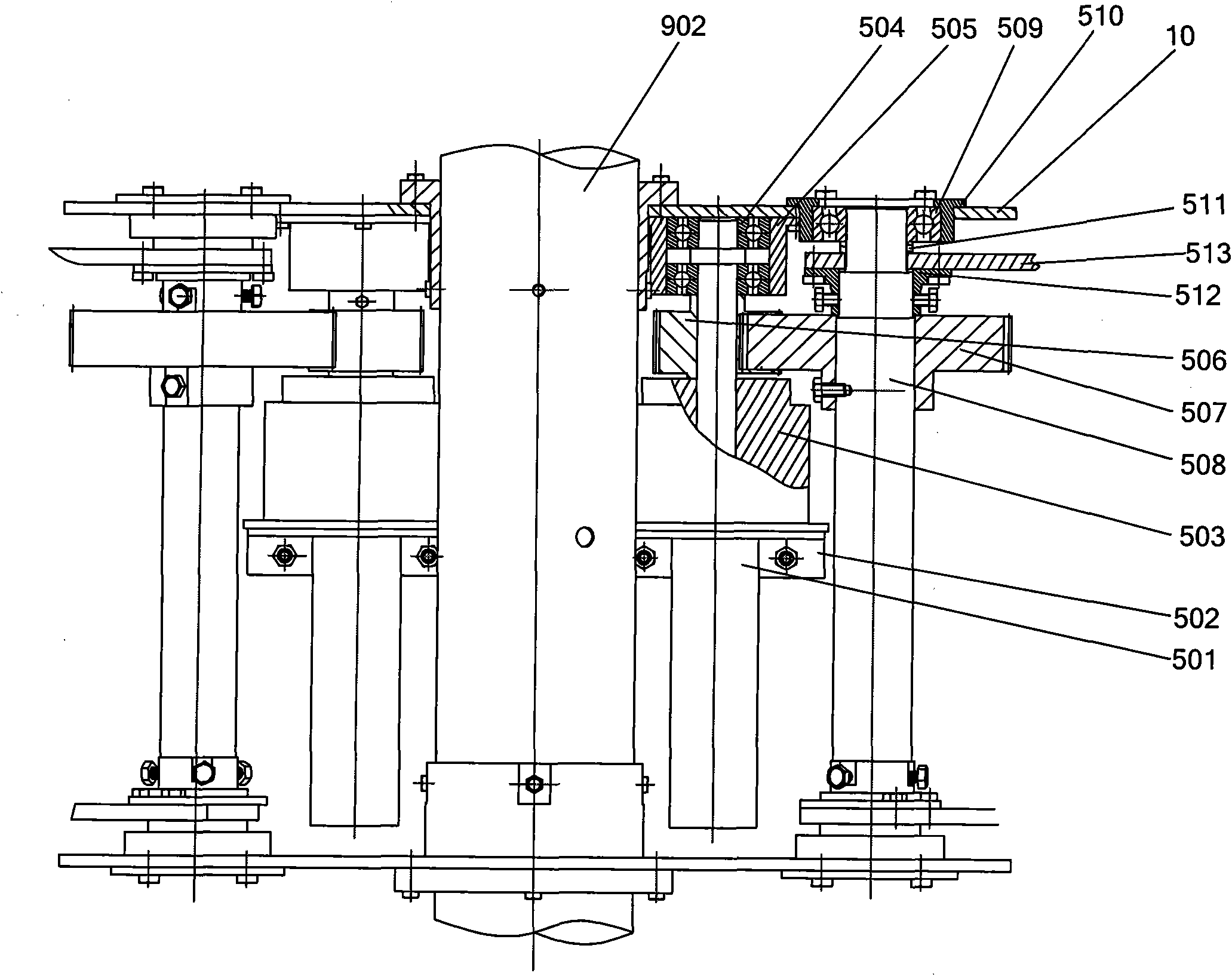 Multi-joint series wheeled mobile robot