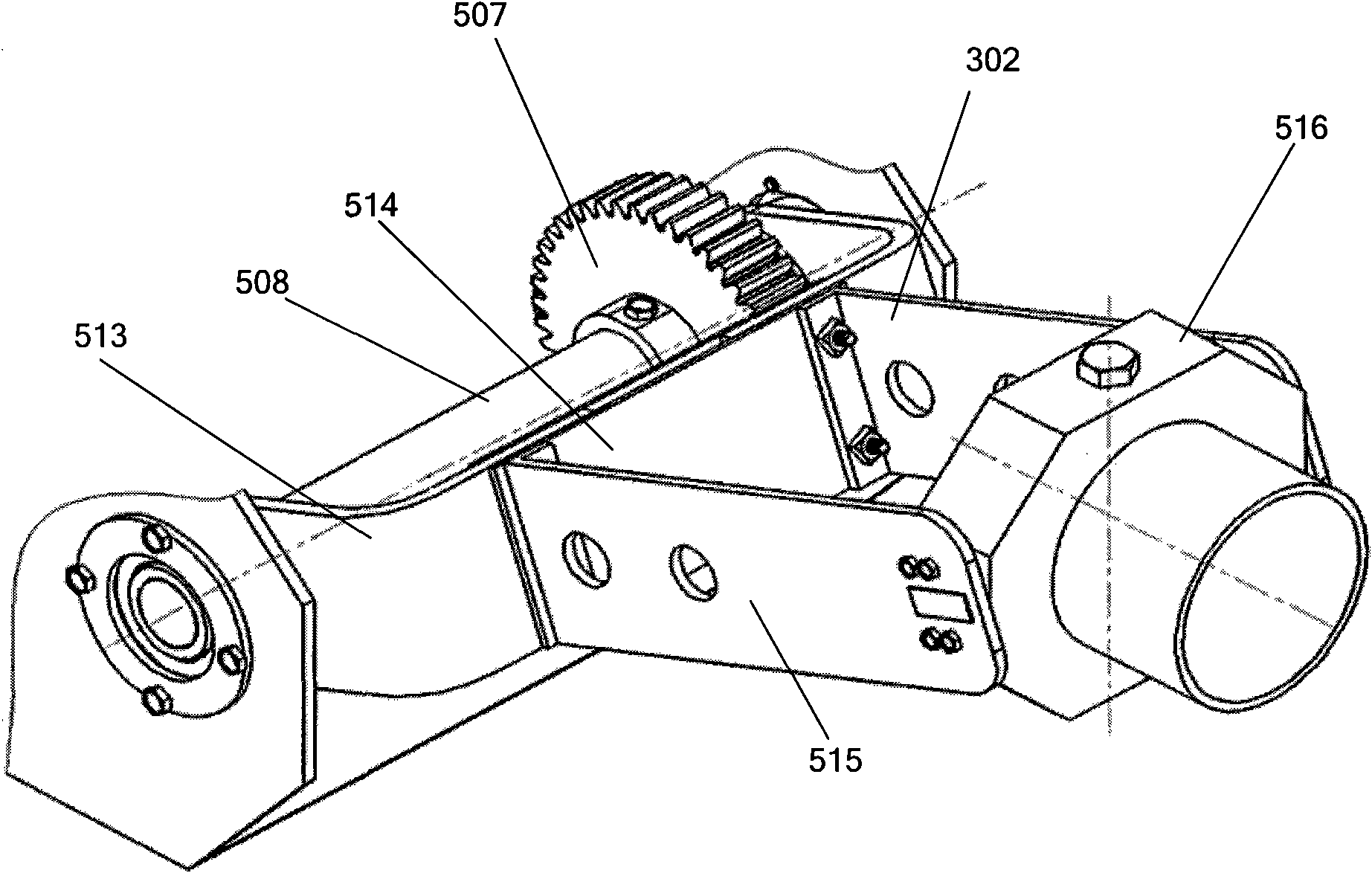 Multi-joint series wheeled mobile robot