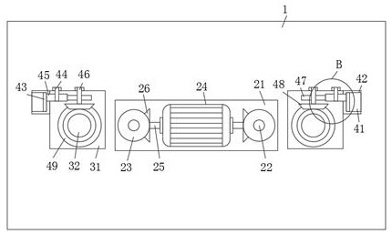 Wall body punching device for building assembly