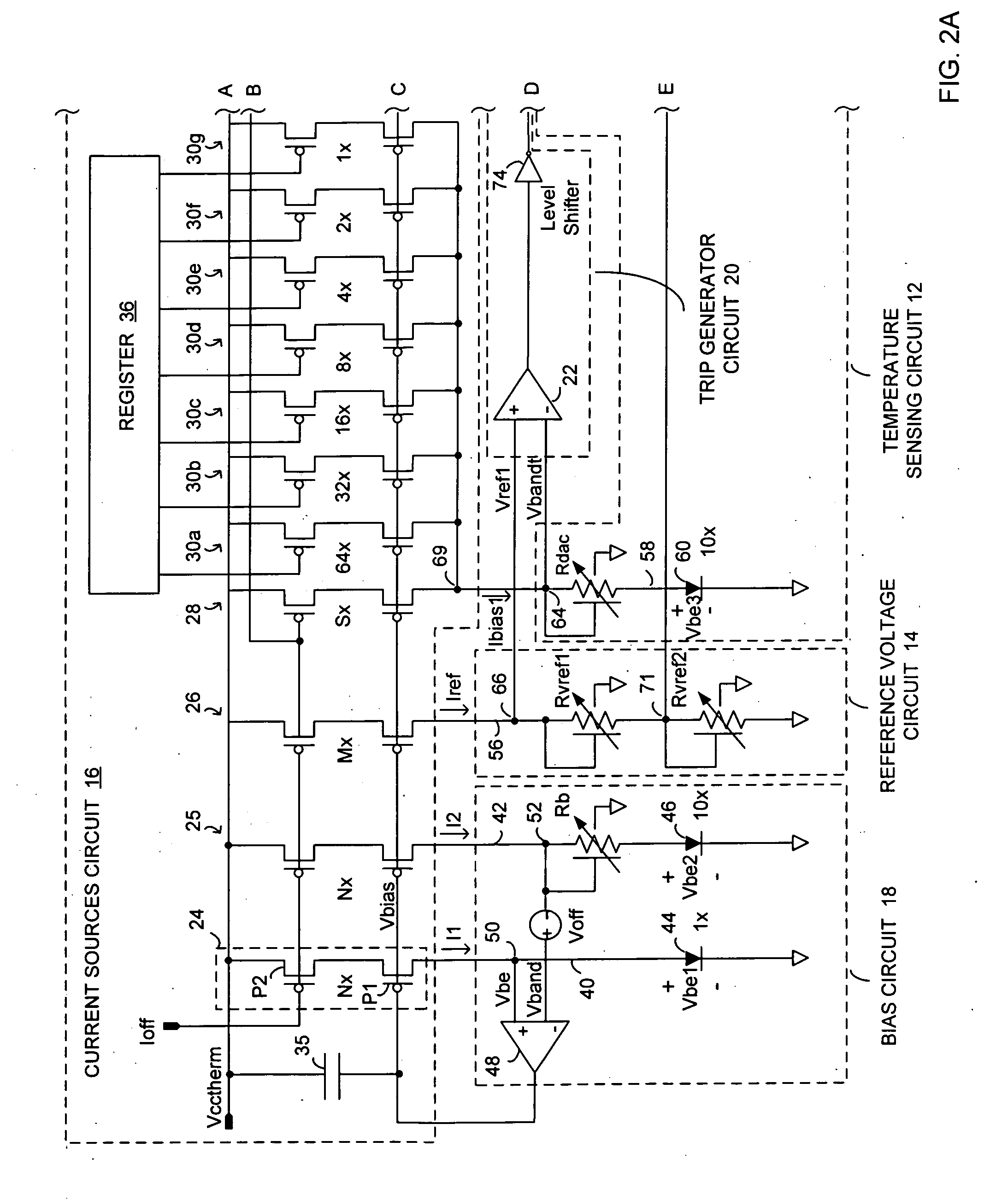 Thermal sensor and method