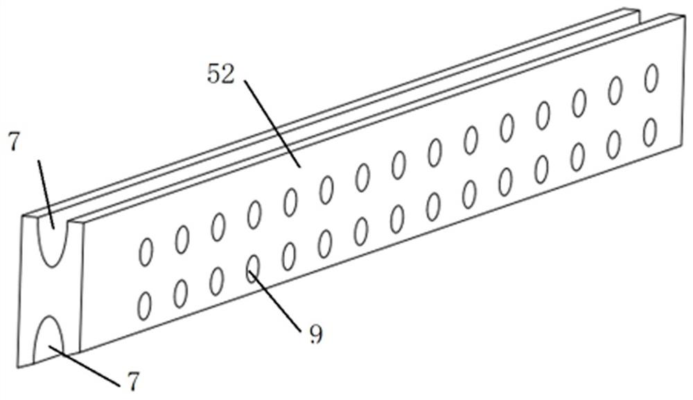 Composite material and metal component dovetail groove integrated forming connection structure and method