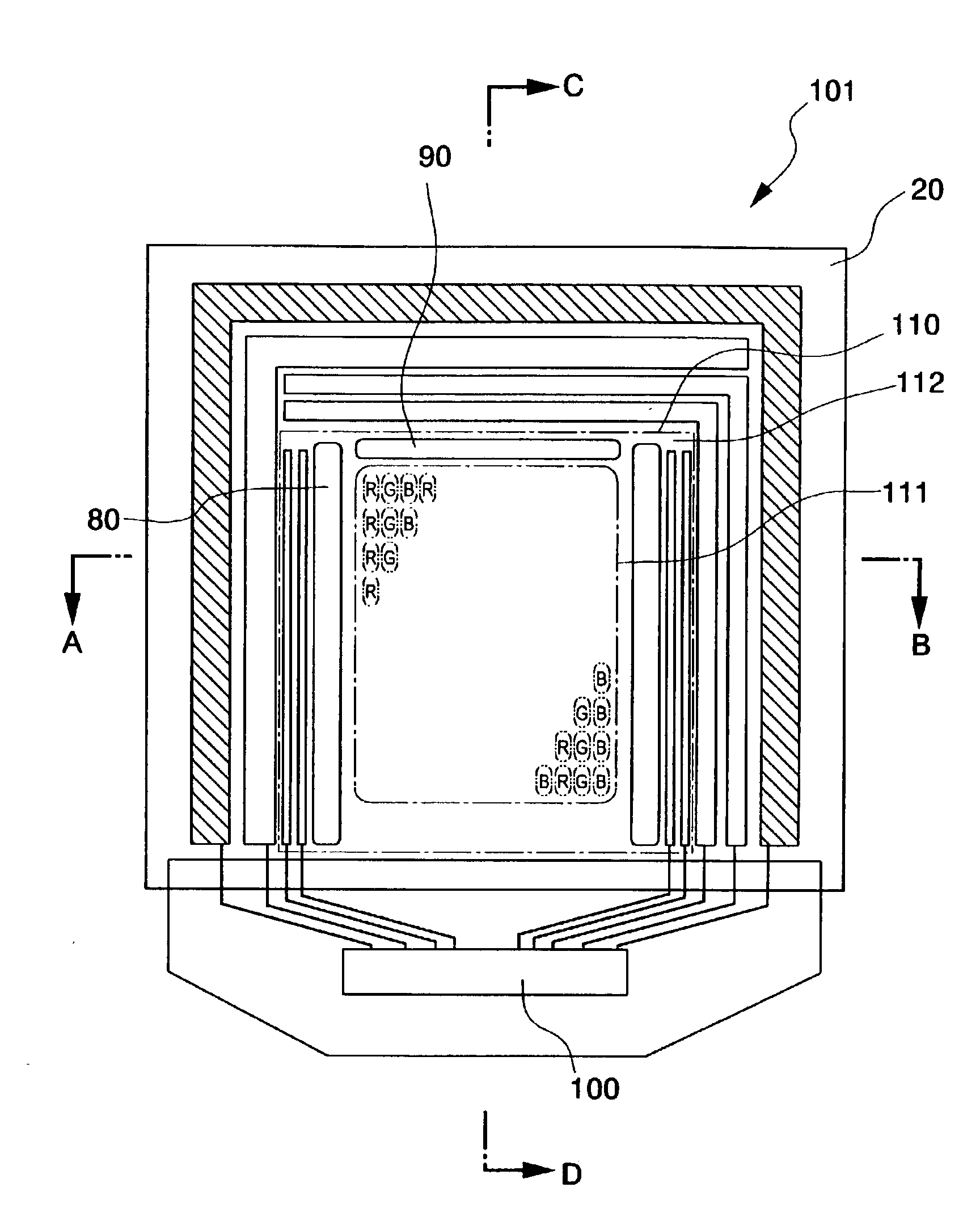 Display device and electronic apparatus