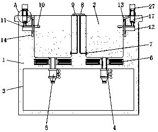 Frying device with automatic oil feeding structure for cooking