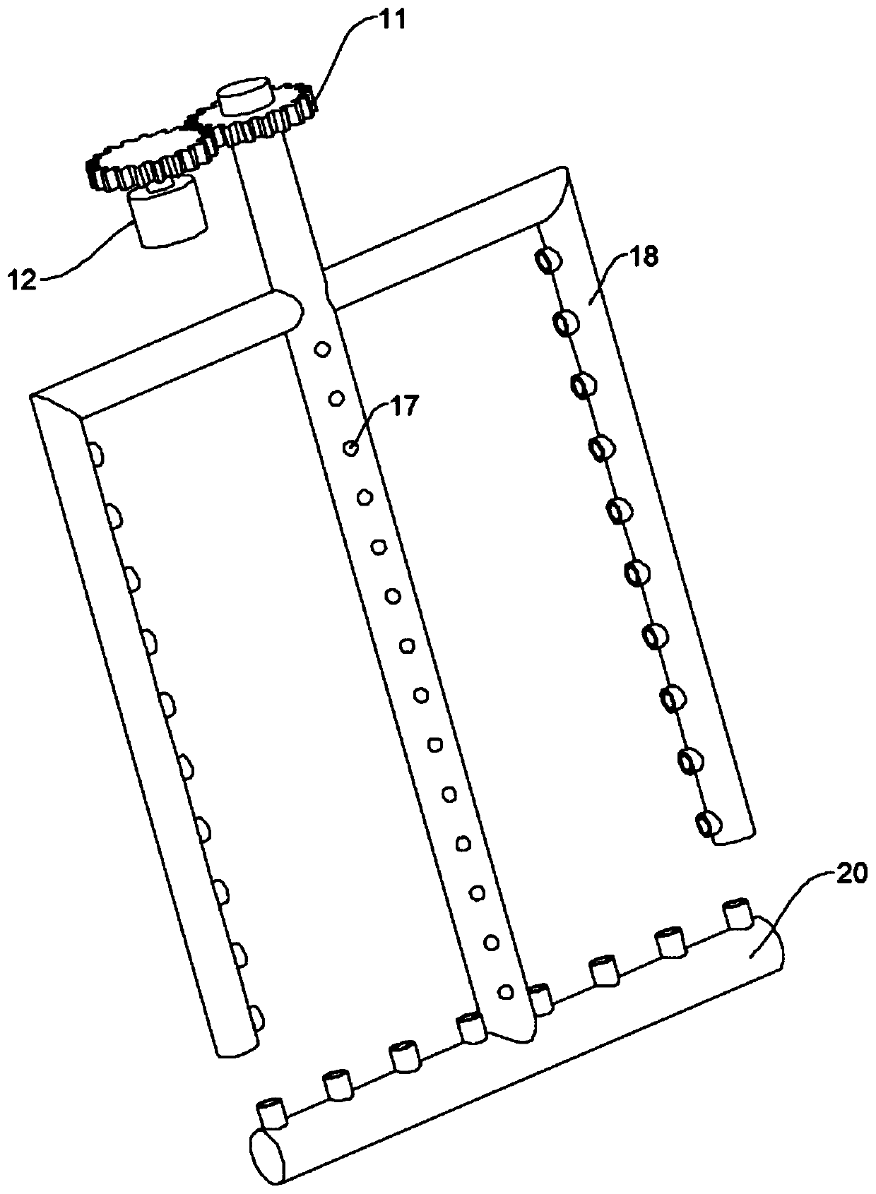 Outdoor weak current equipment box with heat dissipation function