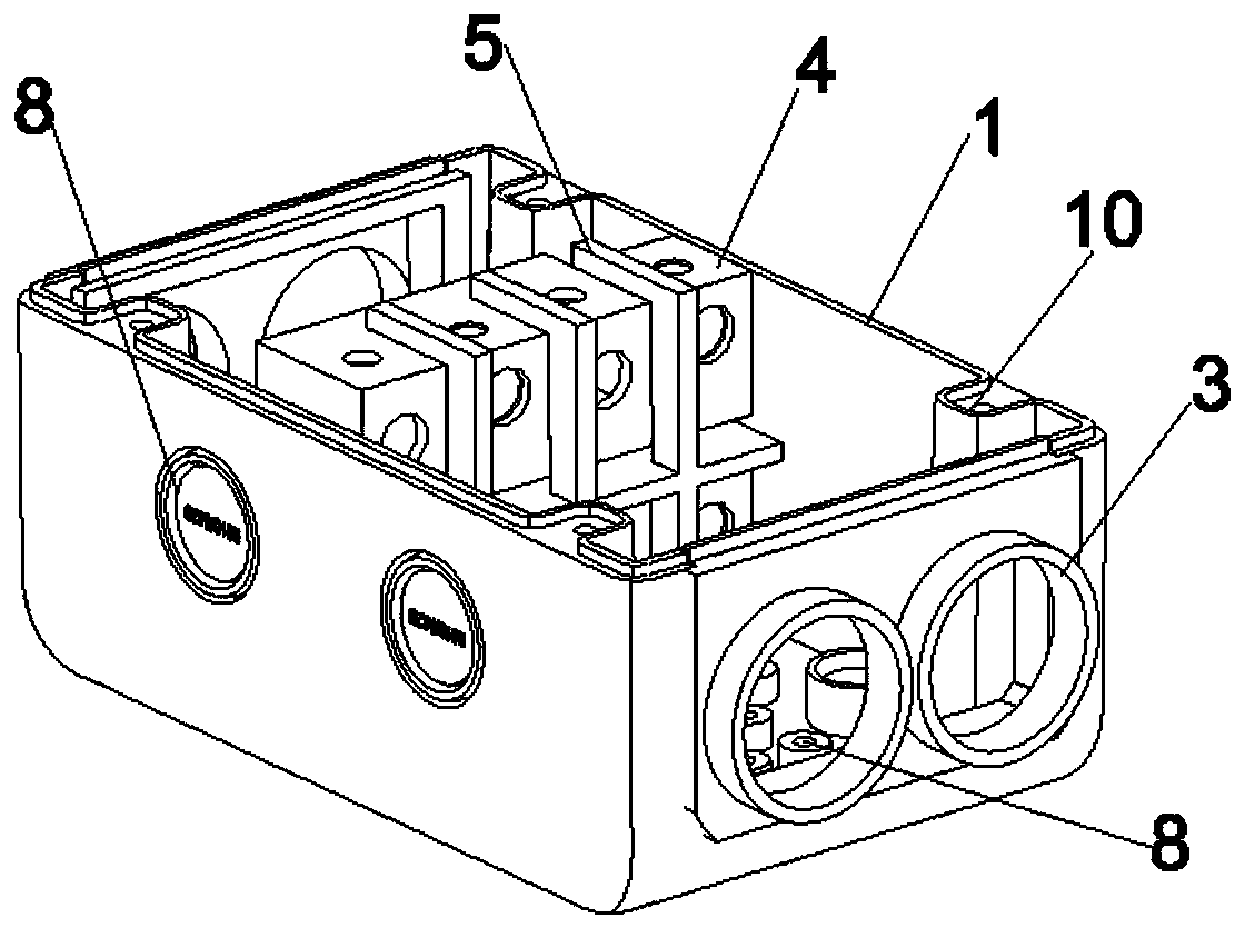 External assembly type streetlamp wire connector