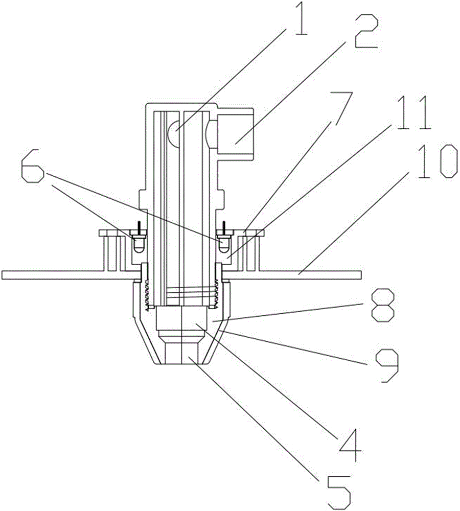 Water dispenser faucet device with indication function