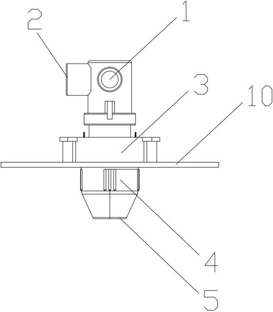 Water dispenser faucet device with indication function