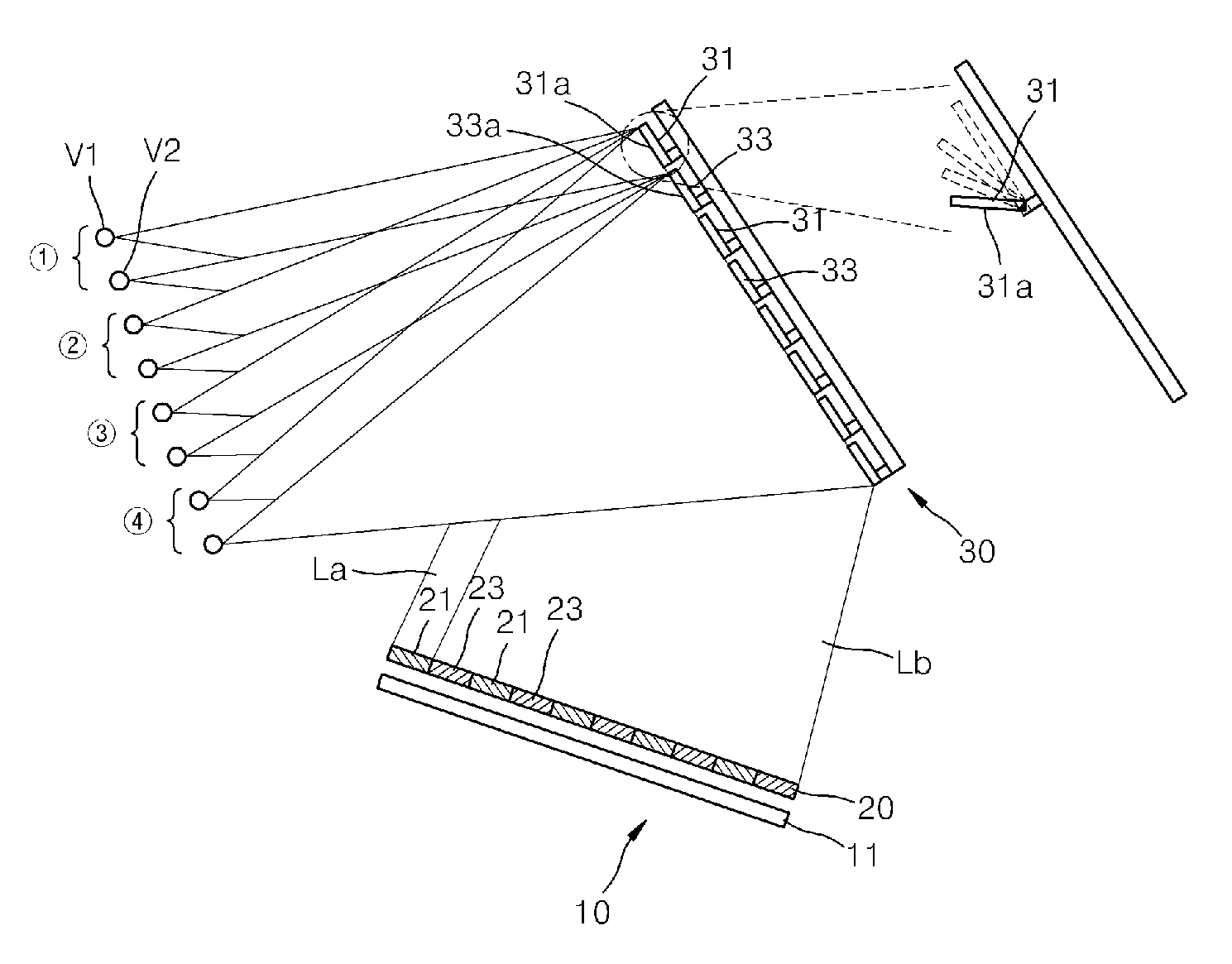 Three dimensional image display apparatus