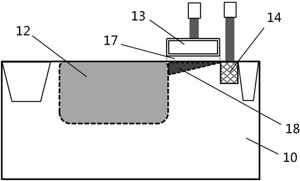 Pixel unit structure for reducing dark current and manufacturing method of pixel unit structure