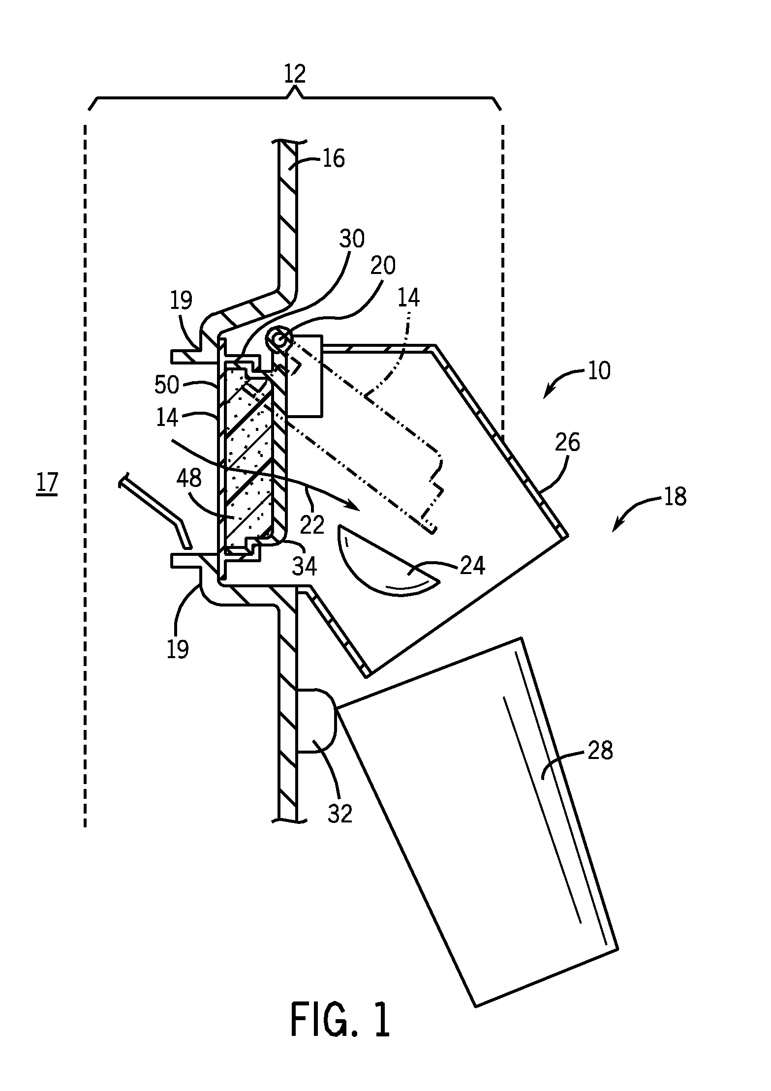 Rotary actuator for energy efficient ice cube dispenser door system