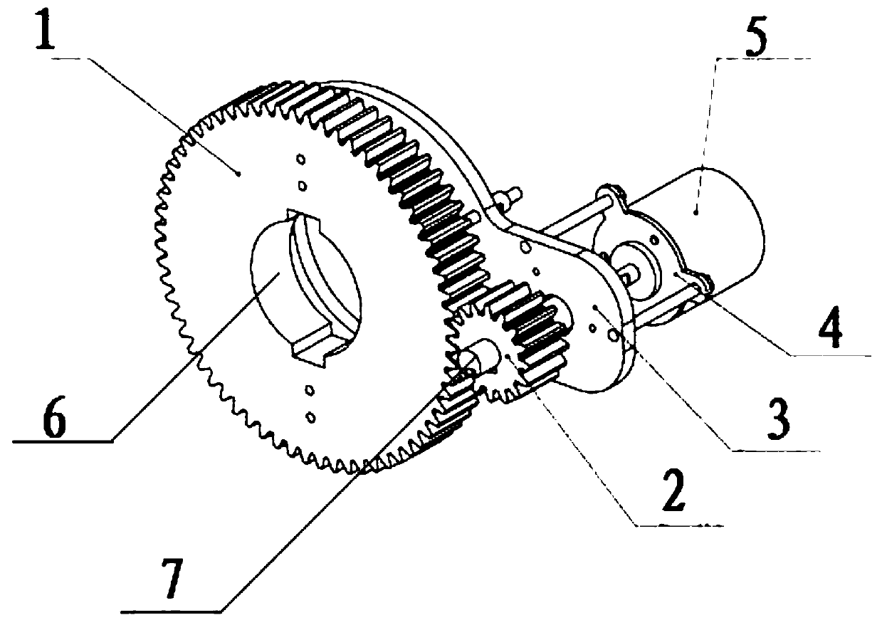 Device and method for measuring rotation angle of transmission shaft of high-voltage disconnector based on gear transmission