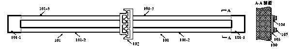 MEMS (micro electro mechanical system) double-layer film unit out-of-plane curvature testing structure