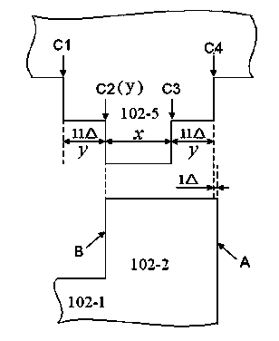 MEMS (micro electro mechanical system) double-layer film unit out-of-plane curvature testing structure