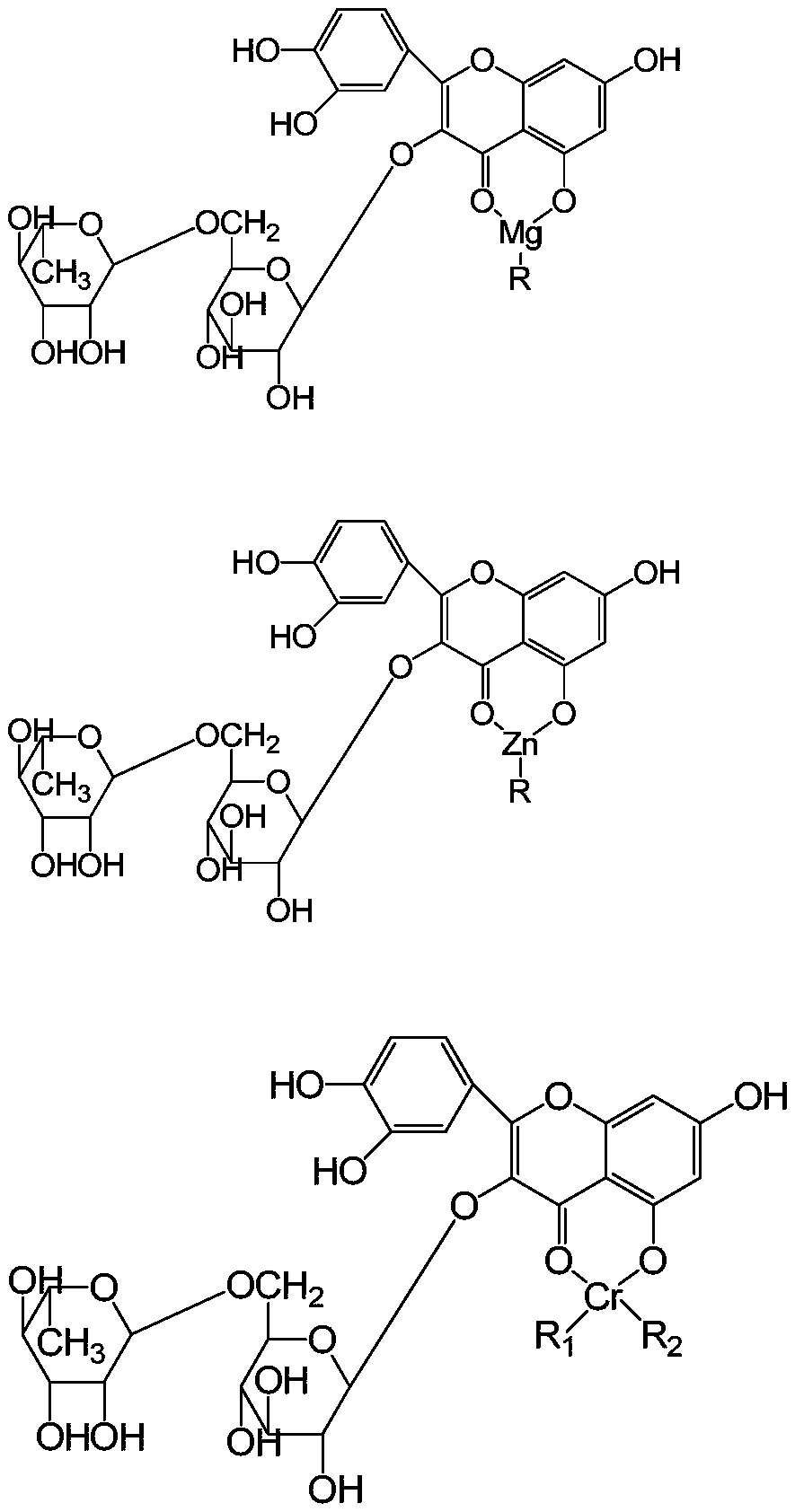 A kind of high-purity troxerutin and preparation method thereof